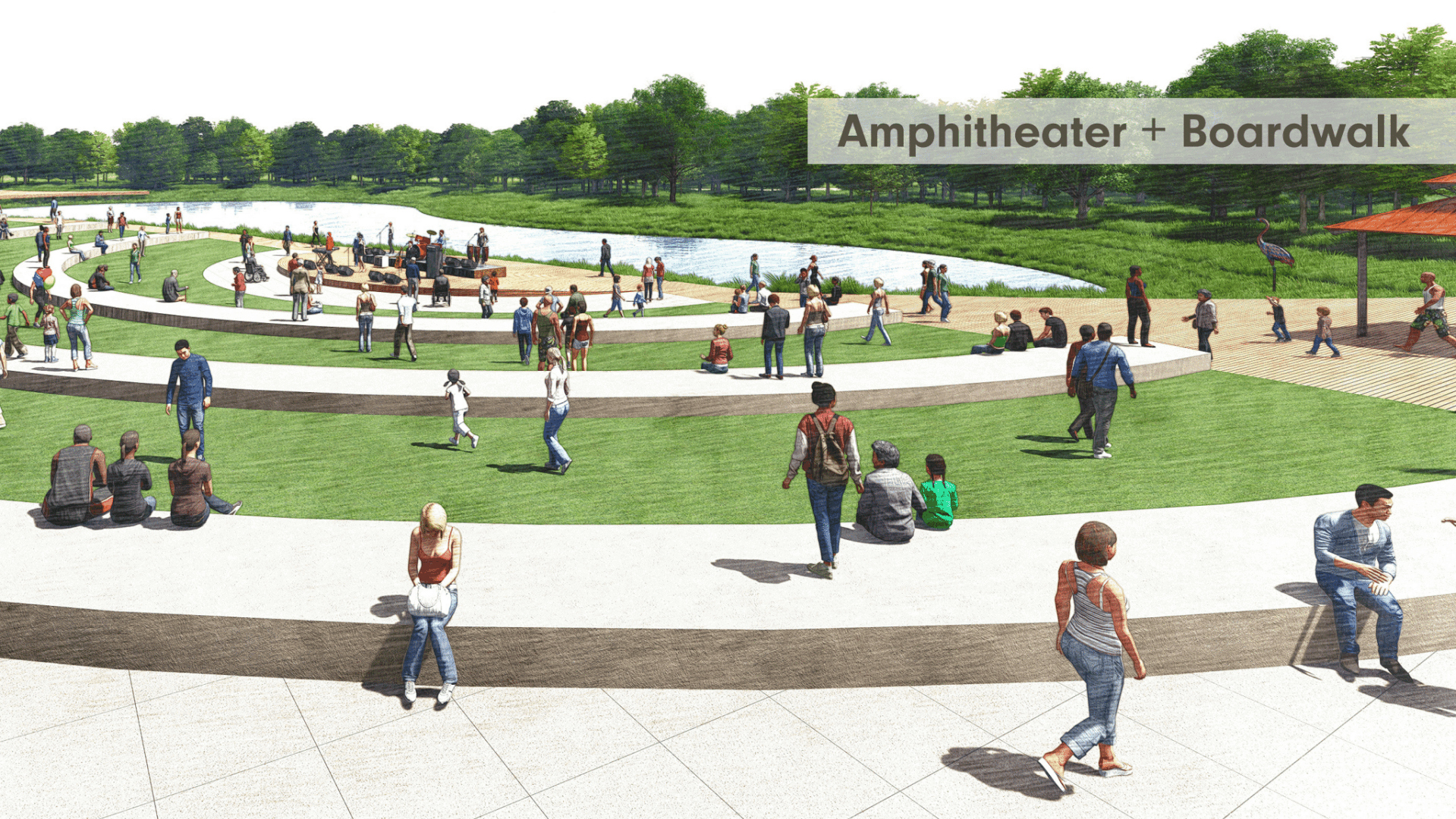 Shadow Lake Park amphitheater concept